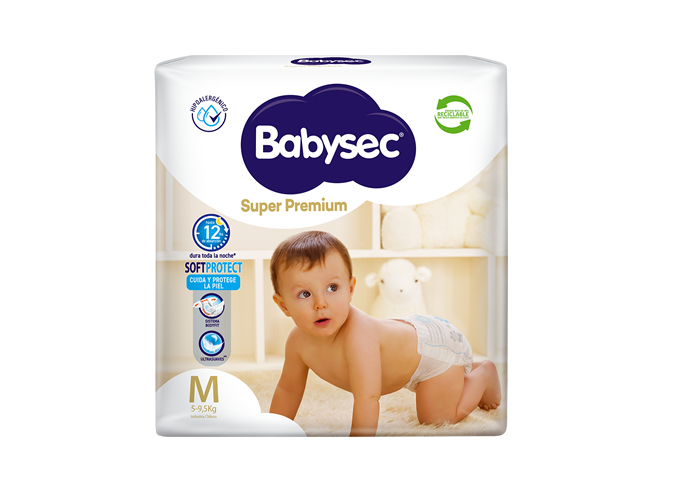 Pañales Babysec Super Premium M