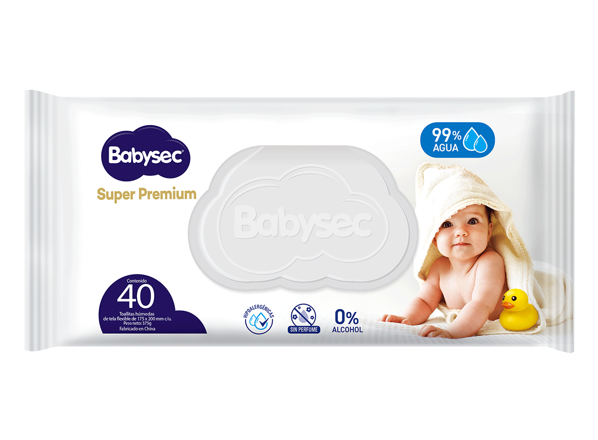 Toallitas húmedas Babysec Super Premium