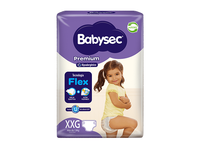 Pañales Babysec Premium XXG