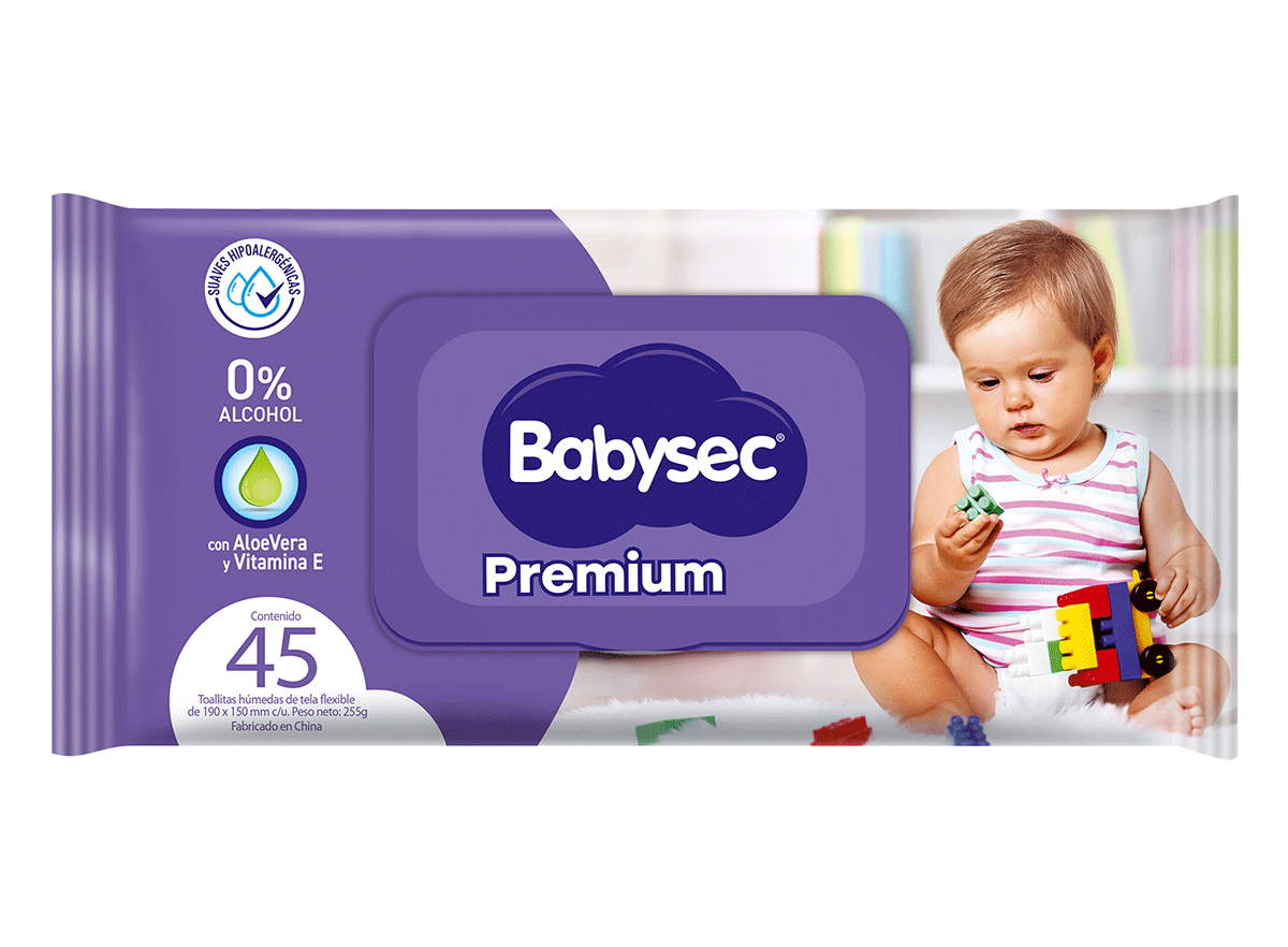 Toallitas húmedas Babysec Premium