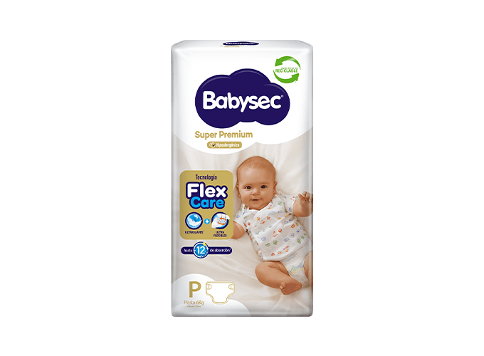 Pañales Babysec Super Premium P