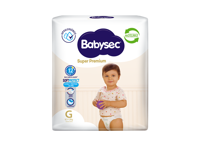 Pañales Babysec Premium G