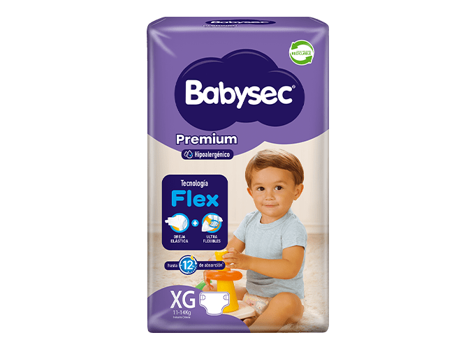 Pañales Babysec Premium XG
