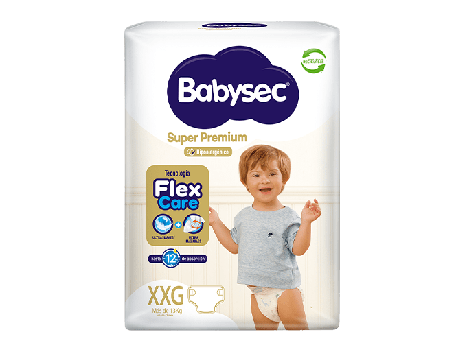 Pañales Babysec Super Premium XXG