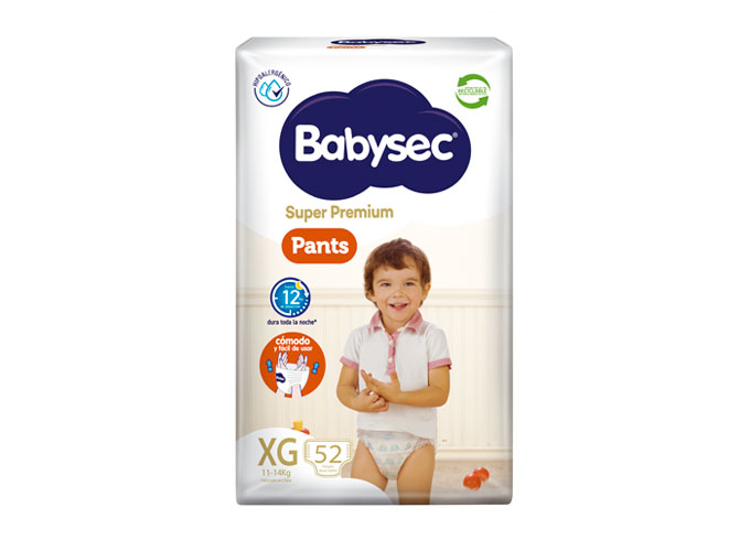 Pañales tipo Pants Babysec XG