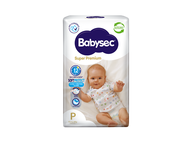 Pañales Babysec Super Premium P