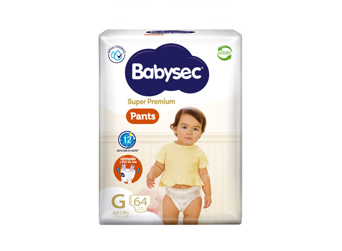 Pañales tipo Pants Babysec G