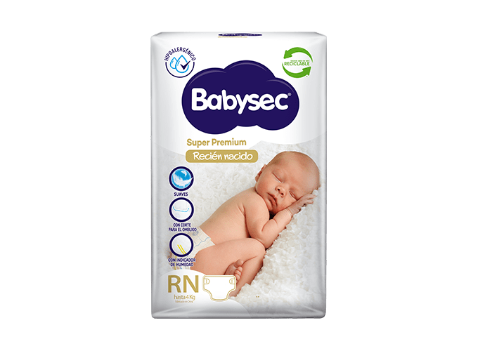 Pañales Babysec Recién Nacido
