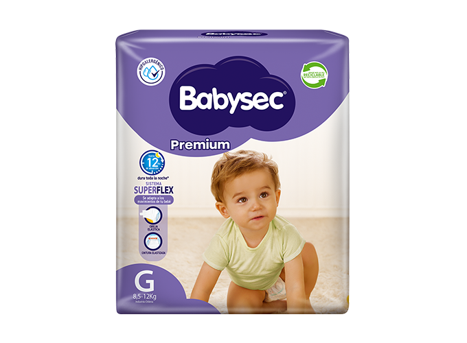 Pañales Babysec Premium G